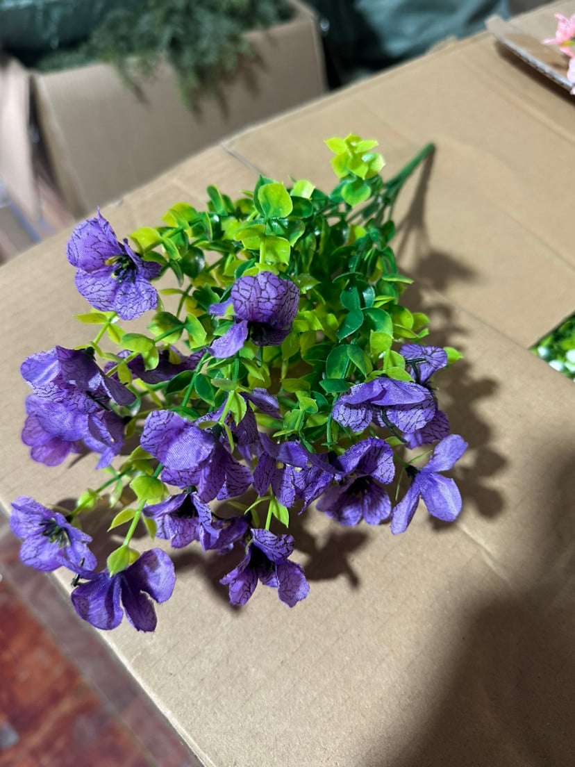 Purple-🌺UV Resistant Colorful Artificial Flower